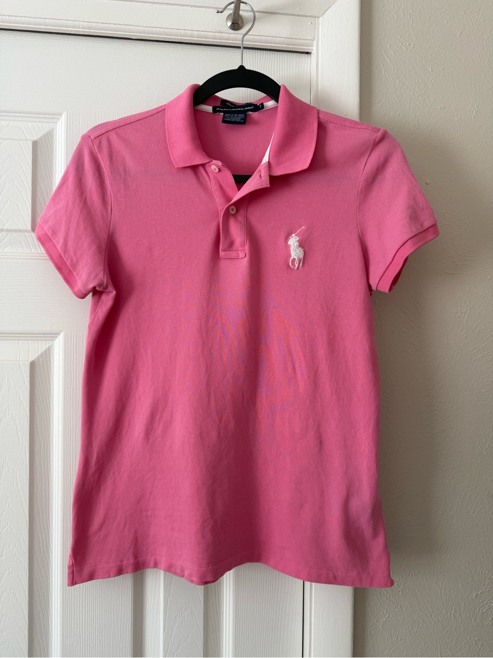 Polo Ralph Lauren Women’s Golf Polo size Small Bubble Gum Pink Classic Golf Fit